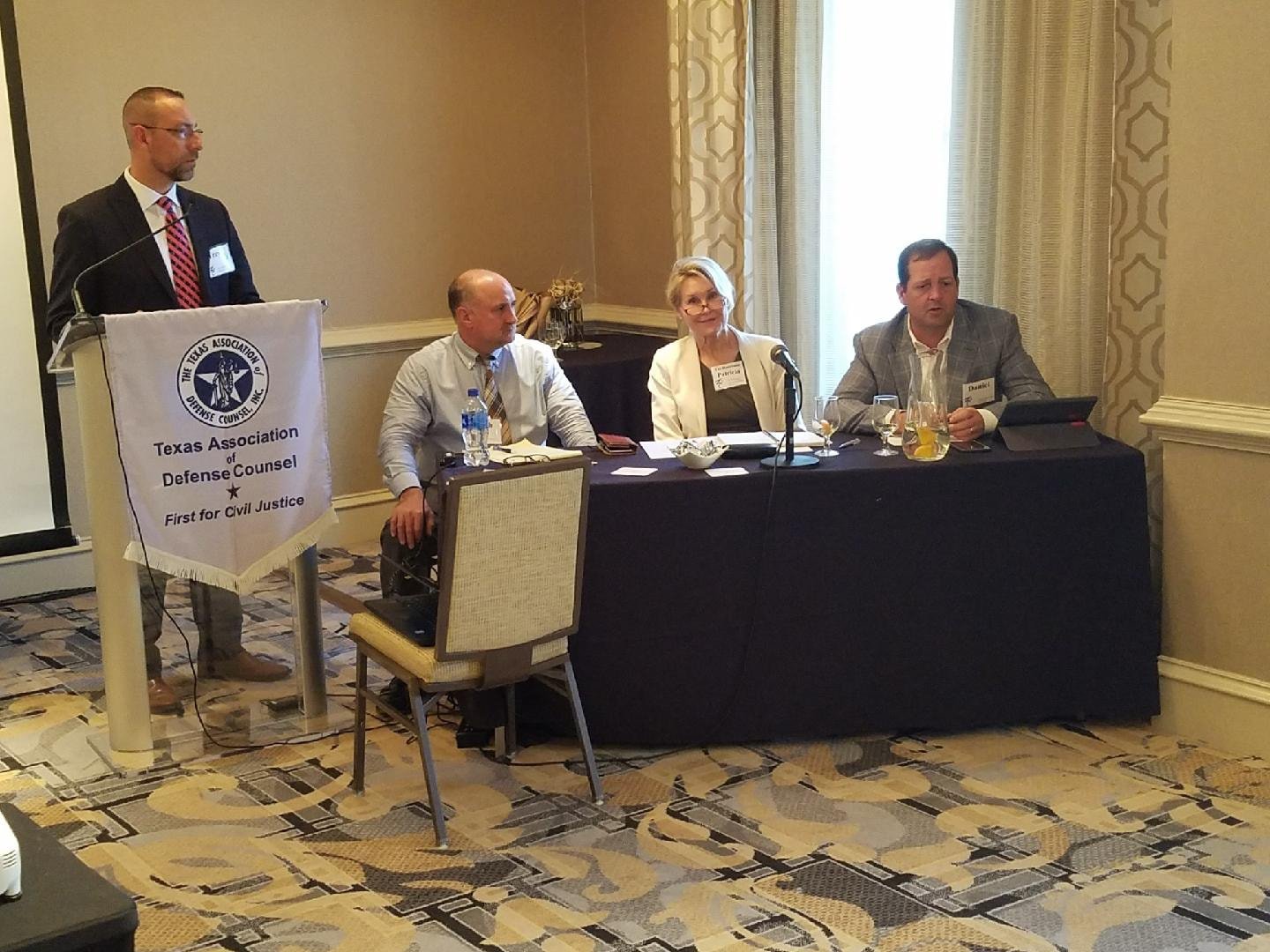 Attorney Mitch Moss at TADC Spring Meeting in Charleston