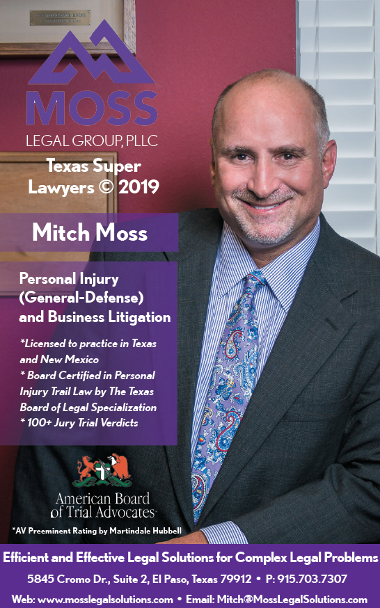 Texas Super Lawyer 2019 - Mr. Mitch Moss